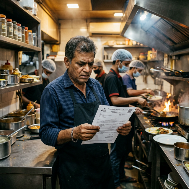 IT Dept Targets Restaurants for Tax Evasion relatable image